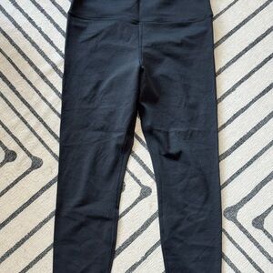 Mono B Black and Gray Leggings with Elastic Waistband